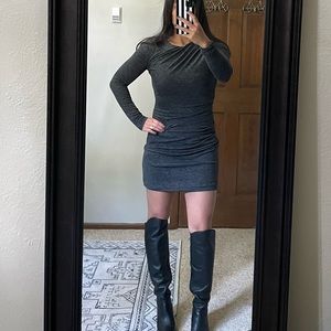Banana Republic grey body on dress